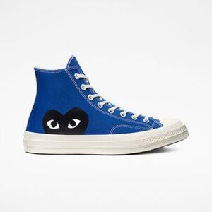 Comme Des Garçons Converse, worn once they’re a size 7 men’s, women’s 9